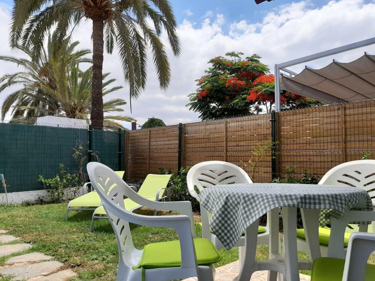 Bungalow With Private Garden Nex To Yumbo Center Villa Maspalomas  Eksteriør bilde